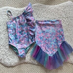 Mermaid Swimsuit with Skirt